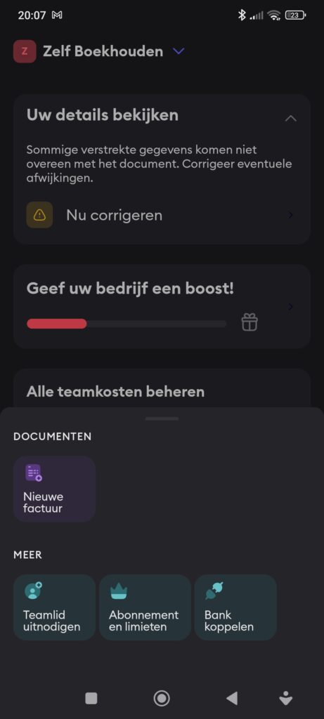 finom app factuur maken