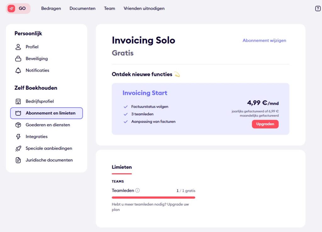 finom-instellingenmnu