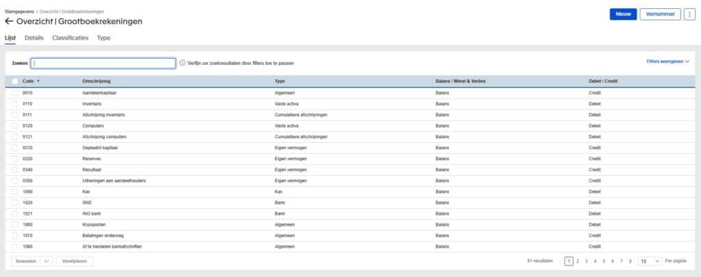 grootboekrekening-exact-online